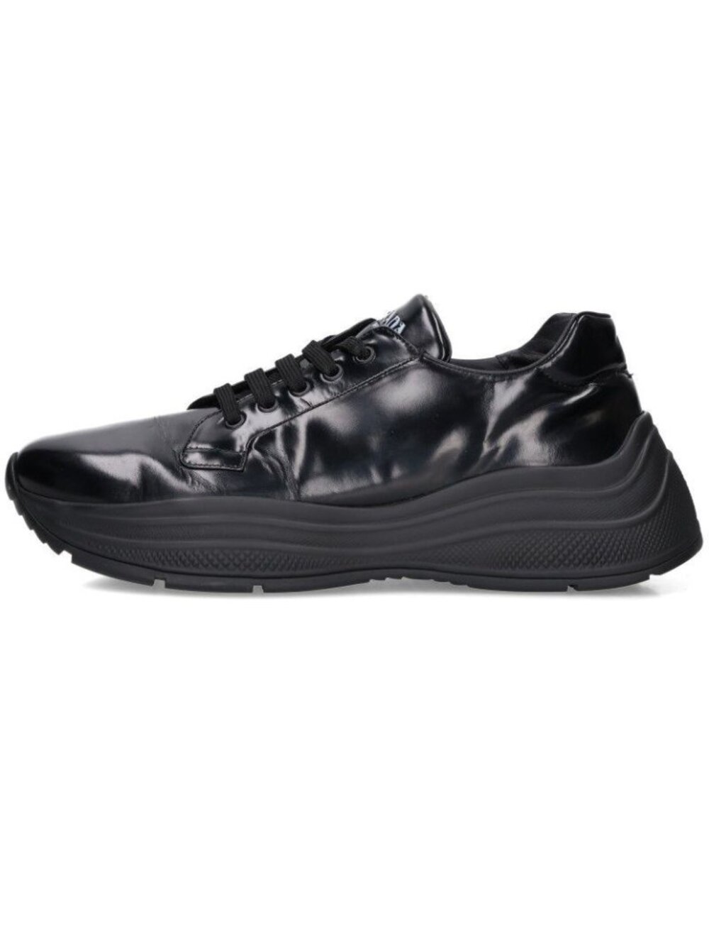 Prada Leather Low-Top Sneakers